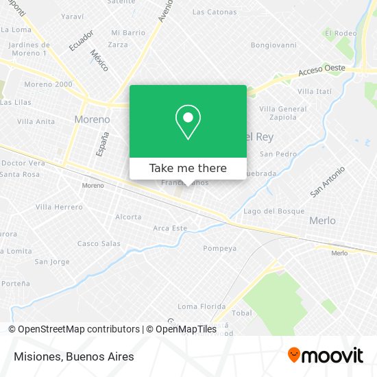 Mapa de Misiones
