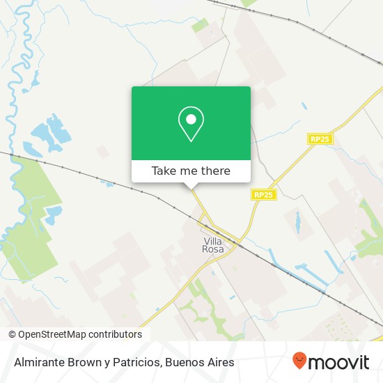 Almirante Brown y Patricios map