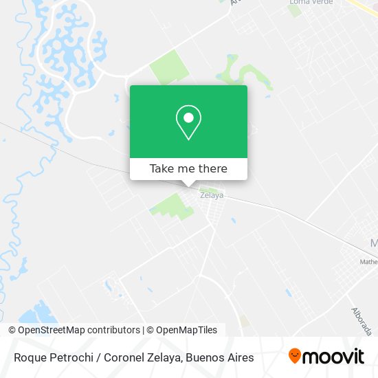 Roque Petrochi / Coronel Zelaya map