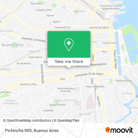 Mapa de Pichincha 900