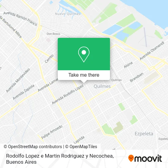 Mapa de Rodolfo Lopez  e  Martin Rodriguez y Necochea