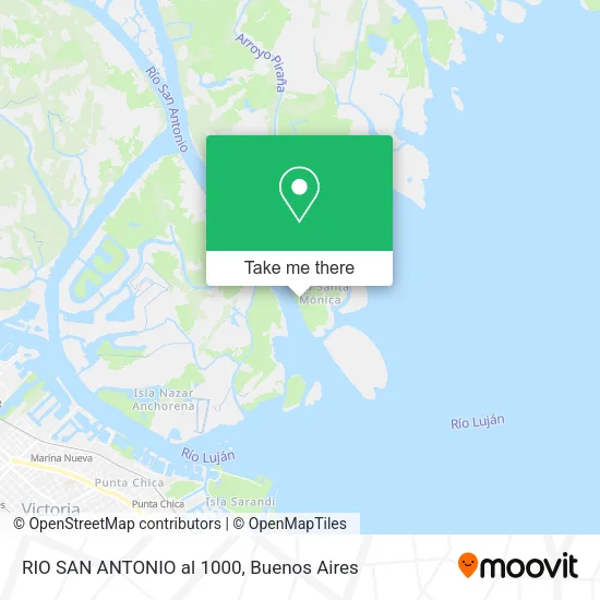 RIO SAN ANTONIO al 1000 map