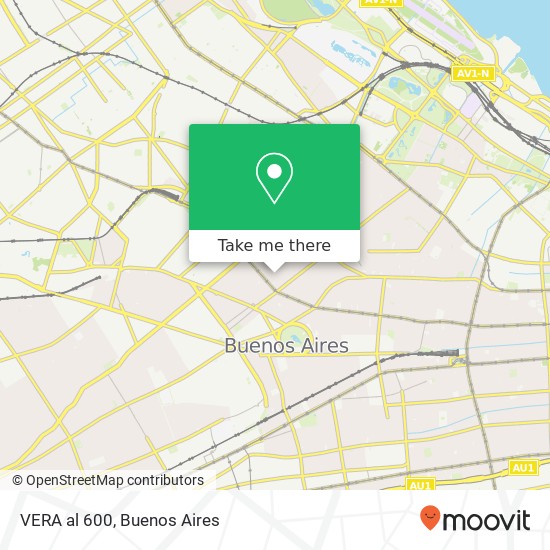 VERA al 600 map