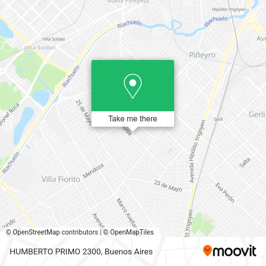 Mapa de HUMBERTO PRIMO 2300