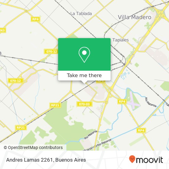 Andres Lamas 2261 map