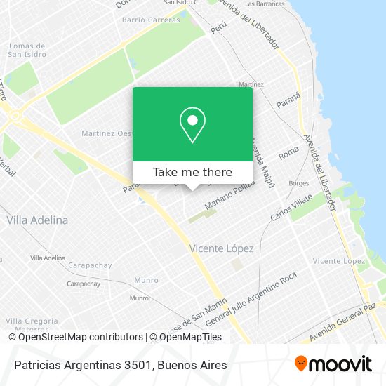 Mapa de Patricias Argentinas 3501