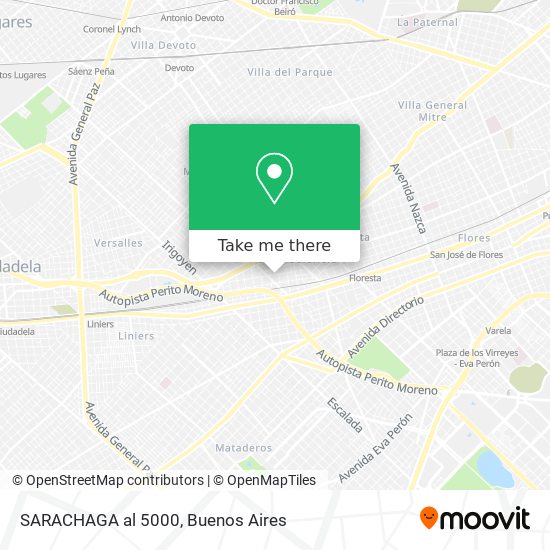 Mapa de SARACHAGA al 5000
