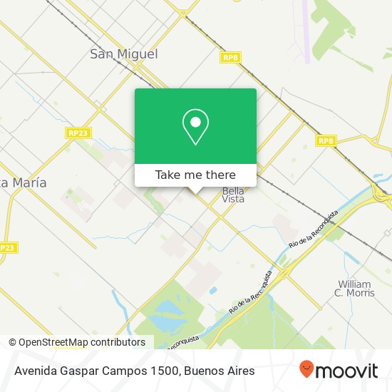 Avenida Gaspar Campos 1500 map