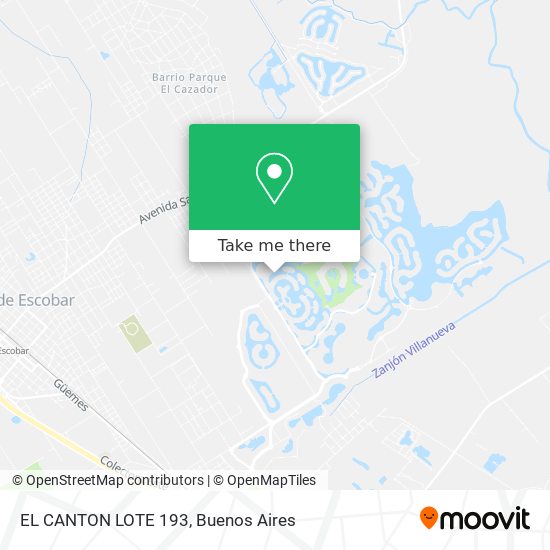 EL CANTON LOTE 193 map