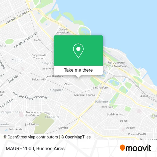 MAURE 2000 map