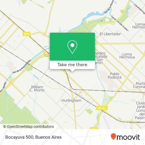 Bocayuva 500 map