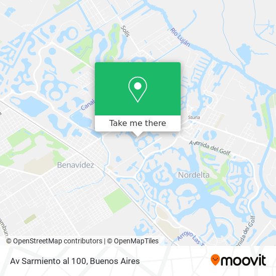Mapa de Av Sarmiento al 100