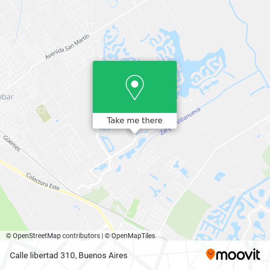 Mapa de Calle libertad 310