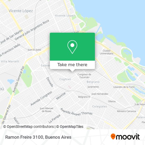Ramon Freire 3100 map