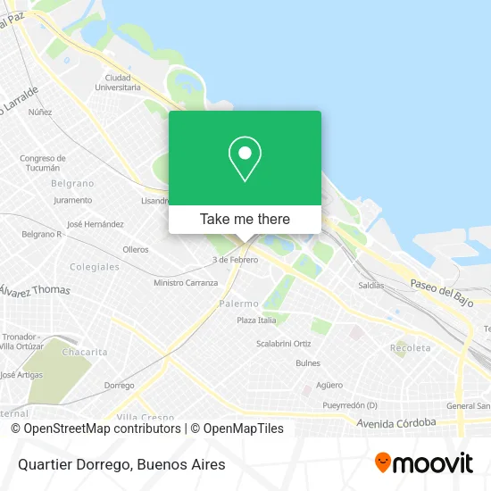 Mapa de Quartier Dorrego