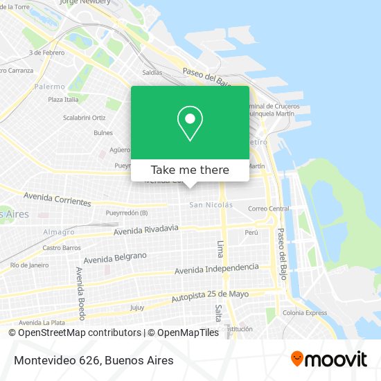 Montevideo 626 map