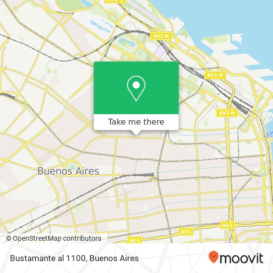 Bustamante al 1100 map