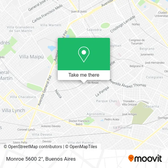 Mapa de Monroe  5600 2°