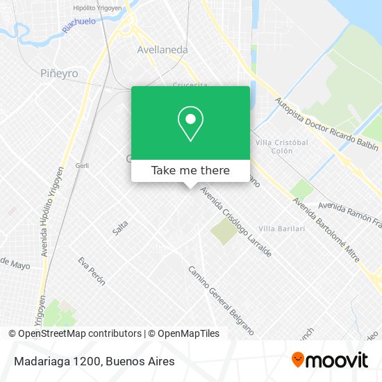 Mapa de Madariaga 1200