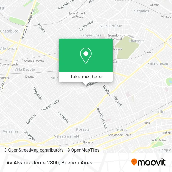 Av  Alvarez Jonte 2800 map
