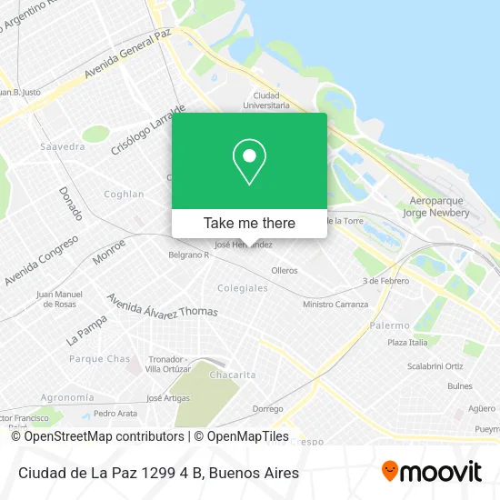 Mapa de Ciudad de  La  Paz 1299 4 B