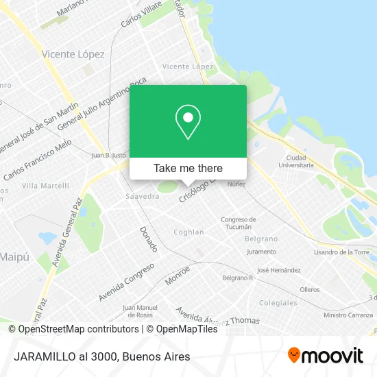 JARAMILLO al 3000 map