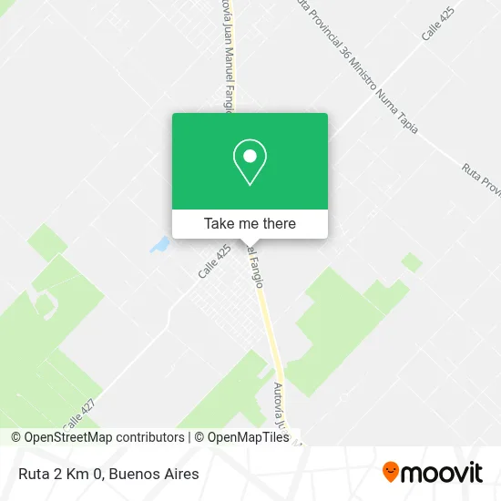 Ruta 2 Km 0 map