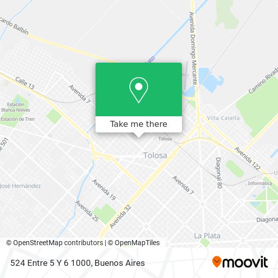 Mapa de 524 Entre 5 Y 6 1000