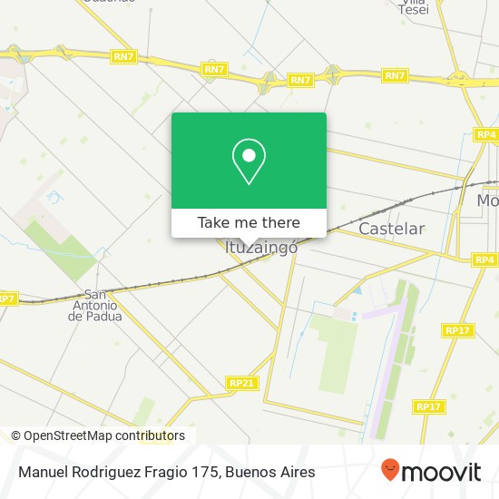 Manuel Rodriguez Fragio 175 map