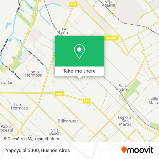 Yapeyu al 5000 map