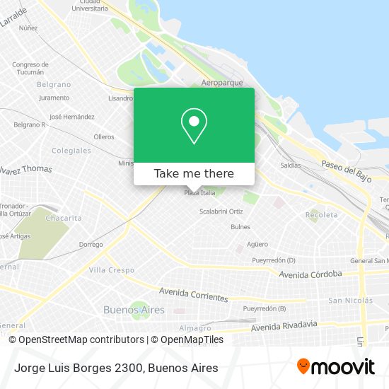 Jorge Luis Borges 2300 map