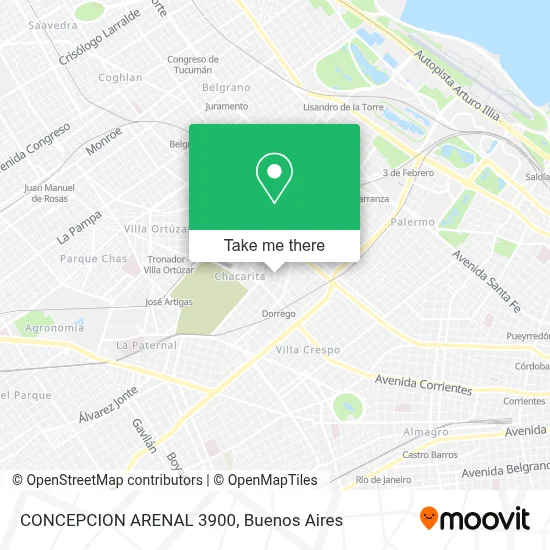 CONCEPCION ARENAL  3900 map