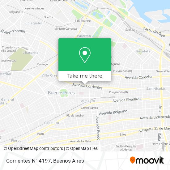 Mapa de Corrientes N° 4197