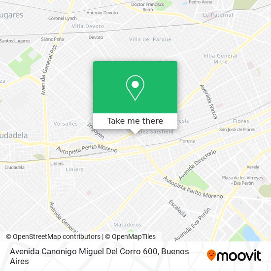 Avenida Canonigo Miguel Del Corro 600 map