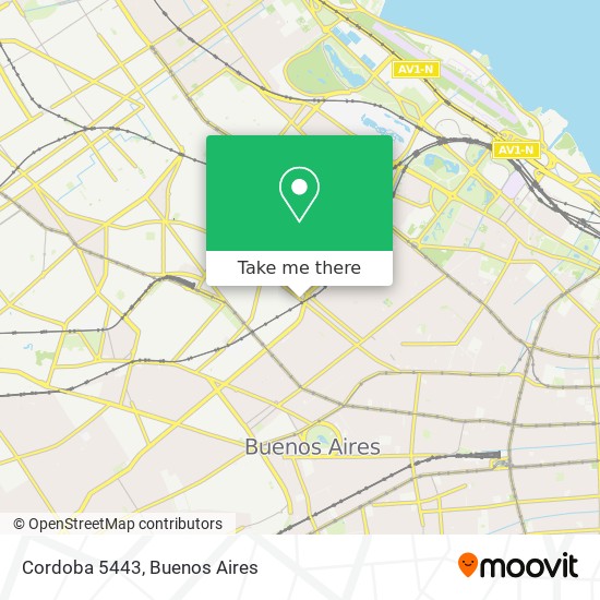 Cordoba 5443 map