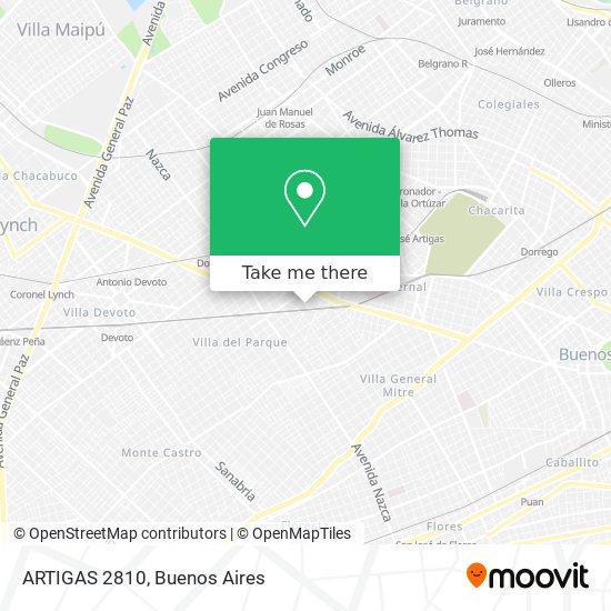 Mapa de ARTIGAS 2810