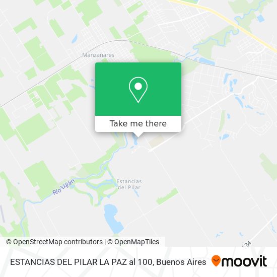 ESTANCIAS DEL PILAR   LA PAZ al 100 map