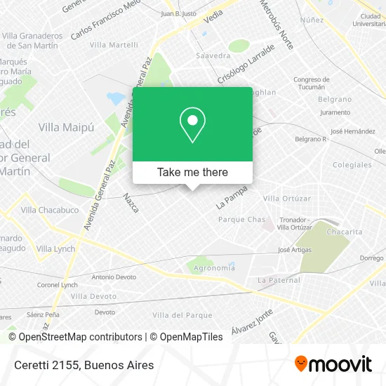 Ceretti 2155 map