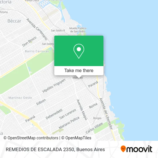 REMEDIOS DE ESCALADA 2350 map