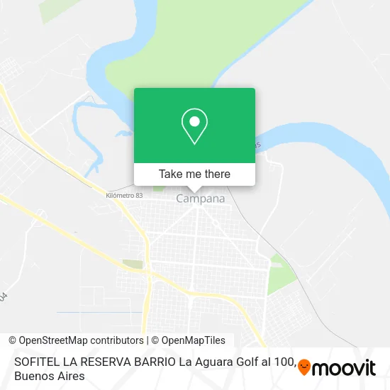 SOFITEL  LA RESERVA BARRIO La Aguara   Golf al 100 map