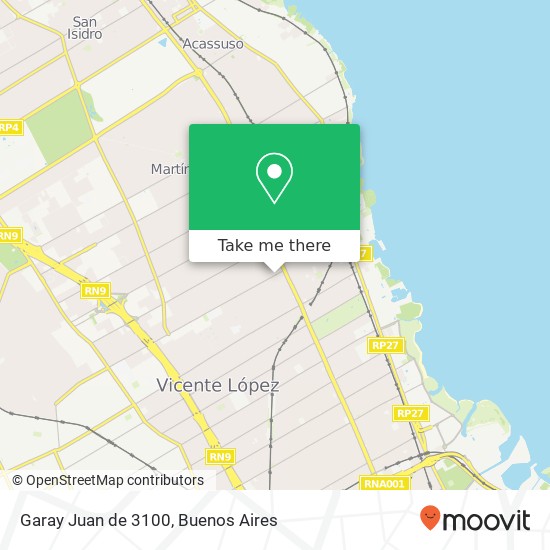 Garay Juan de 3100 map