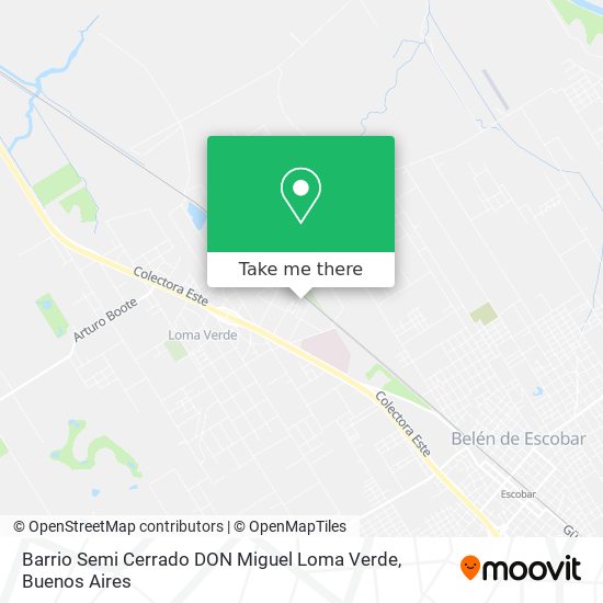 Mapa de Barrio Semi Cerrado DON Miguel   Loma Verde