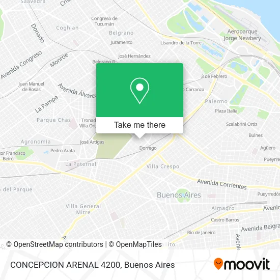 Mapa de CONCEPCION ARENAL 4200