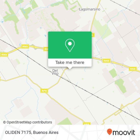 OLIDEN 7175 map