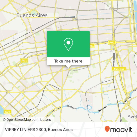 VIRREY LINIERS 2300 map