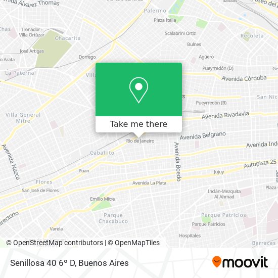 Mapa de Senillosa 40 6º D