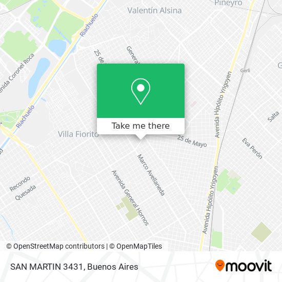 SAN MARTIN 3431 map