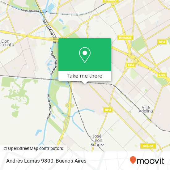 Andrés Lamas 9800 map