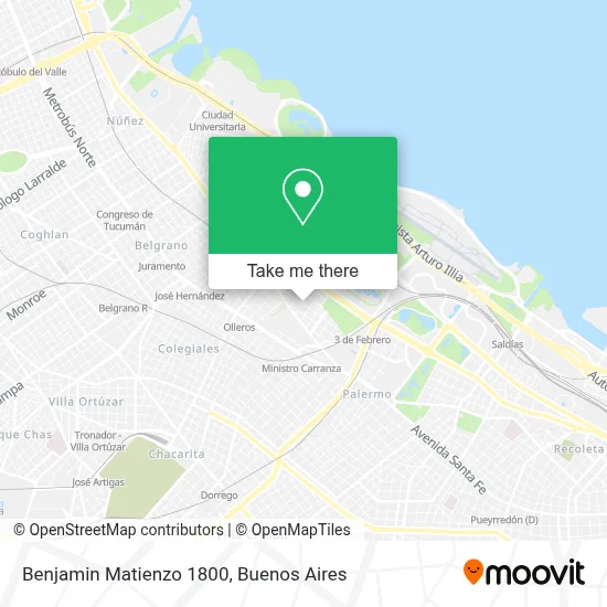 Benjamin Matienzo 1800 map