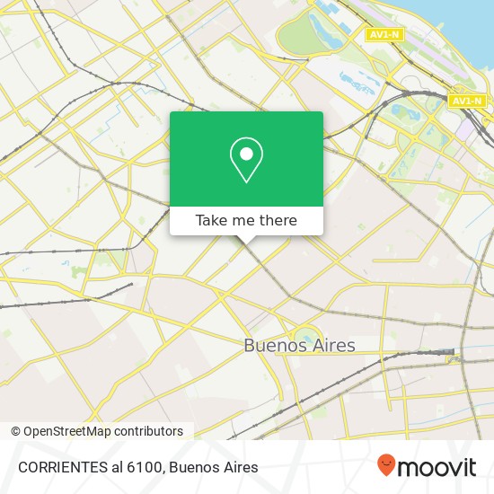 CORRIENTES al 6100 map